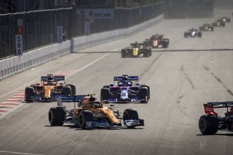 Motorsports: FIA Formula One World Championship WM Weltmeisterschaft 2019, Grand Prix of Azerbaijan, 4 Lando Norris (GBR, McLaren F1 Team), Baku Azerbaijan