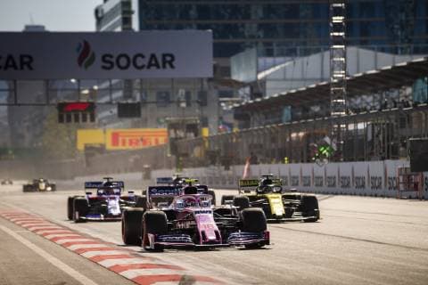 Motorsports: FIA Formula One World Championship WM Weltmeisterschaft 2019, Grand Prix of Azerbaijan, 18 Lance Stroll (CAN, Racing Point F1 Team), Baku Azerbaijan