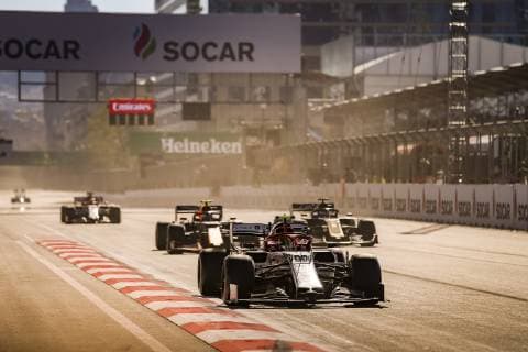 Motorsports: FIA Formula One World Championship WM Weltmeisterschaft 2019, Grand Prix of Azerbaijan, 99 Antonio Giovinazzi (ITA, Alfa Romeo Racing), Baku Azerbaijan