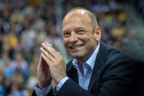 Basketball Berlin 28 04 2019 easyCredit BBL 1 Bundesliga Season 2018 2019 Alba Berlin FC Bayern München Marco Baldi Alba Managing Director