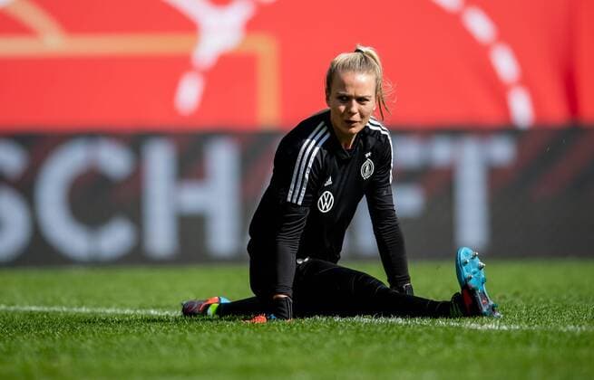 9 April 2019 Paderborn Benteler Arena soccer international women Germany Japan Germany Merle Frohms