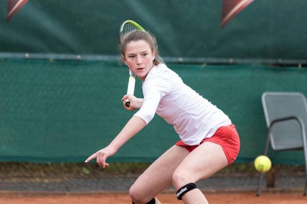 WTO Wiesbaden Tennis Open 29 04 2019 GER Tennis Isabel NEUMER GER vs. Diane PARRY FRA Court 1 2 at Isabel NEUMER GER Eibner Press Photo UlrichxScherbaum WTO Wiesbaden Tennis Open Wiesbaden Copyright: xEIBNER UlixScherbaumx EP_USM