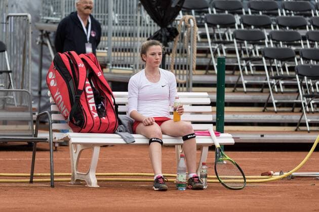 WTO Wiesbaden Tennis Open 29 04 2019 GER Tennis Isabel NEUMER GER vs. Diane PARRY FRA Court 1 2 at Isabel NEUMER GER Eibner Press Photo UlrichxScherbaum WTO Wiesbaden Tennis Open Wiesbaden Copyright: xEIBNER UlixScherbaumx EP_USM