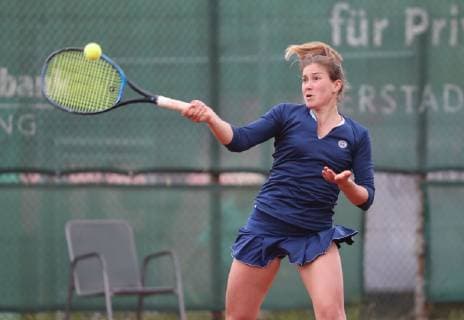Tennis WTO WIESBADEN TENNIS OPEN 29 04 2019 Laura Ioana pair ROU wins against Diana Parry FRA and qualifies for the main field Frank Heinen rscp photo net