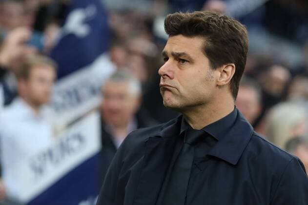 30th April 2019, Tottenham Hotspur Stadium, London, England; UEFA Champions League football, semi final 1st leg, Tottenham Hotspur versus Ajax; A dejected looking Tottenham Hotspur Manager Mauricio Pochettino as his team are behind  ActionPlus12129082 ShaunxBrooks