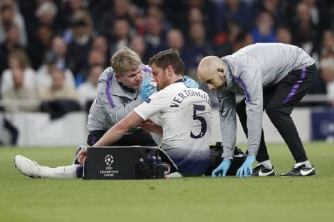 LONDON Football, 30-04-2019, season 2018 2019 , Tottenham Stadium . Semi final Champions League first leg. Tottenham Hotspur player Jan Vertonghen during the game Tottenham Hotspur - Ajax Tottenham Hotspur - Ajax  x3292148x