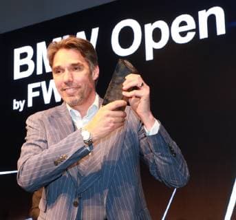 Michael Stich is honoured with Iphitos Award Tennis BMW Open 2019 Players Night 30 04 2019