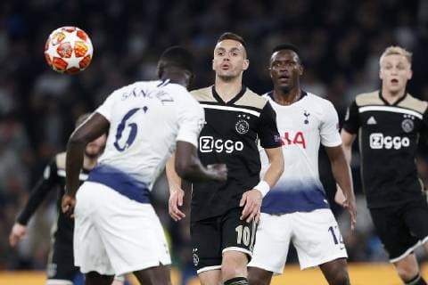 LONDON Football, 30-04-2019, season 2018 2019 , Tottenham Stadium . Semi final Champions League first leg. Ajax player Dusan Tadic during the game Tottenham Hotspur - Ajax Tottenham Hotspur - Ajax  x3292538x