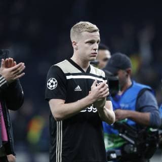 LONDON Football, 30-04-2019, season 2018 2019 , Tottenham Stadium . Semi final Champions League first leg. Ajax player Donny van de Beek during the game Tottenham Hotspur - Ajax Tottenham Hotspur - Ajax x3292672x