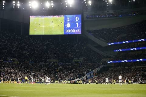 LONDON Football, 30-04-2019, season 2018 2019 , Tottenham Stadium . Semi final Champions League first leg. 0-1 during the game Tottenham Hotspur - Ajax Tottenham Hotspur - Ajax x3292735x