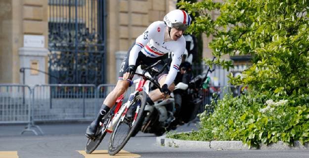 30 04 2019 Neuchatel SWITZERLAND Cycling 76 Tour de Romandie Prologue Neuchatel Neuchatel Geraint Thomas GBR Team Ineos