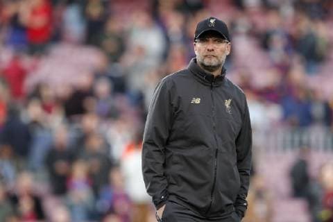 Liverpool FC coach Jurgen Klopp during the UEFA Champions League semi final match between FC Barcelona Barca and Liverpool FC at Camp Nou on May 01, 2019 in Barcelona, Spain UEFA Champions League 2018 2019 xVIxVIxImagesx xMauricexvanxSteenxIVx 14341914