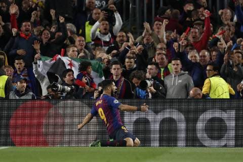 Luis Suarez of FC Barcelona Barca during the UEFA Champions League semi final match between FC Barcelona and Liverpool FC at Camp Nou on May 01, 2019 in Barcelona, Spain UEFA Champions League 2018 2019 xVIxVIxImagesx xMauricexvanxSteenxIVx 14342373