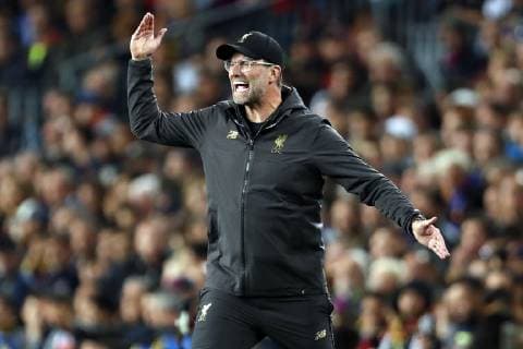 Sport Bilder des Tages Liverpool FC coach Jurgen Klopp during the UEFA Champions League semi final match between FC Barcelona Barca and Liverpool FC at Camp Nou on May 01, 2019 in Barcelona, Spain UEFA Champions League 2018 2019 xVIxVIxImagesx xMauricexvanxSteenxIVx 14342398