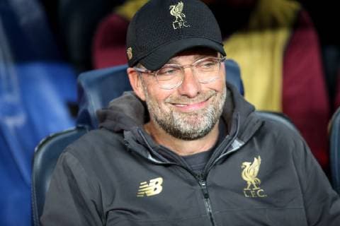 1st May 2019, Camp Nou, Barcelona, Spain; UEFA Champions League football, semi final 1st leg, FC Barcelona Barca versus Liverpool; Jurgen Klopp Manager of Liverpool before the game starts  ActionPlus12129223 StevexFeeney