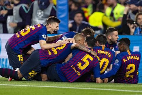 01 05 2019 xslx Football Champions League FC Barcelona FC Liverpool emspor v l Lionel Messi FC Barcelona Jubilees together with the players for the 3 0 DFL DFL REGULATIONS PROHIBIT ANY USE OF PHOTOGRAPHS as IMAGE SEQUENCES and or QUASI VIDEO Barcelona