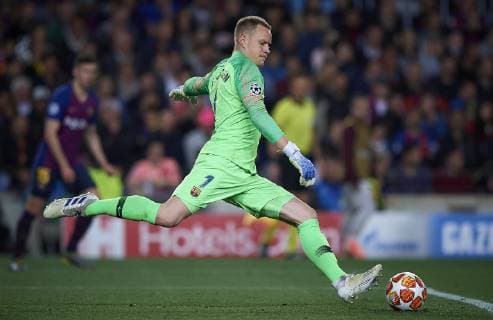 Soccer: UEFA Champions League 2018 19 : Ter Stegen of Barcelona in action during the UEFA Champions League Match between FC Barcelona Barca vs Liverpool FC at Camp Nou Stadium in Barcelona, Spain, May 1, 2019. Noxthirdxpartyxsales  (102332685)
