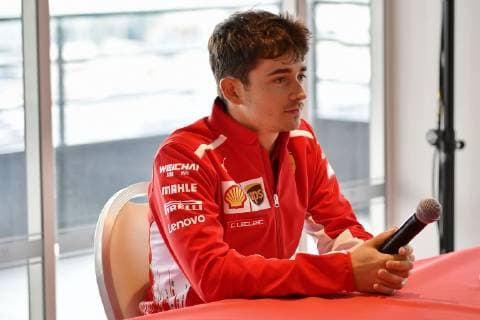 Monaco: Charles Leclerc press conference PK Pressekonferenz Charles Leclerc, ferrari formula 1 driver give a press conference at Automobile Club of Monaco. Monaco None Monaco  LombardxPhilippex xPacificxPress