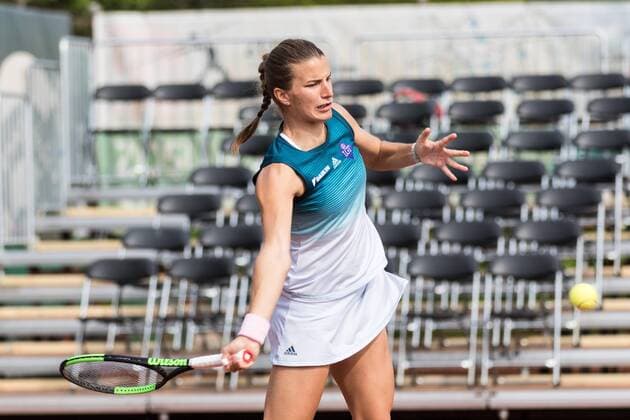 WTO Wiesbaden Tennis Open 02 05 2019 GER Tennis Kathinka von Deichmann LIE vs Arantxa Rus NED C1G3 Court 1 3 im Kathinka Von Deichmann LIE Eibner Press Photo UlrichxScherbaum WTO Wiesbaden Tennis Open Wiesbaden Copyright: xEIBNER UlixScherbaumx EP_USM