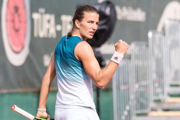 WTO Wiesbaden Tennis Open 02 05 2019 GER Tennis Kathinka von Deichmann LIE vs Arantxa Rus NED C1G3 Court 1 3 im Kathinka Von Deichmann LIE Eibner Press Photo UlrichxScherbaum WTO Wiesbaden Tennis Open Wiesbaden Copyright: xEIBNER UlixScherbaumx EP_USM