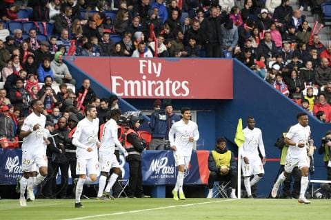 JOIE - EQUIPE DE FOOTBALL DE NICE FOOTBALL : Paris SG vs Nice - Ligue 1 Conforama - 04 05 2019 FEP Panoramic 