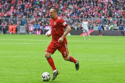 Franck Ribery FC Bayern Muenchen 7 FC Bayern Muenchen Hannover 96 Bundesliga 04 05 2019 DFL REGULATIONS PROHIBIT ANY USE OF PHOTOGRAPHS AS IMAGE SEQUENCES AND OR QUASI VIDEO Muenchen Bayern Germany Copyright: xkolbert-press BurghardxSchreyerx
