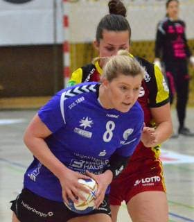 Anna Frankova 8 Bad Wildungen is settling through Bensheim Flames vs HSG Bad Wildungen 35 30 Handball Bundesliga Women Bensheim Copyright: xEIBNER Bienefeldx EP_MBD