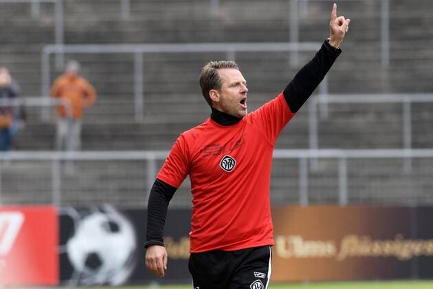 Rico Schmitt Coach VfR Aalen on the sidelines VfR Aalen vs Eintracht Braunschweig Football 3 League 36 Matchday 05 05 2019 VfR Aalen vs Eintracht Braunschweig Football 3 League 36 Matchday 05 05 2019 Aalen Copyright: xEIBNER Florian_Schustx EP_SCHUST