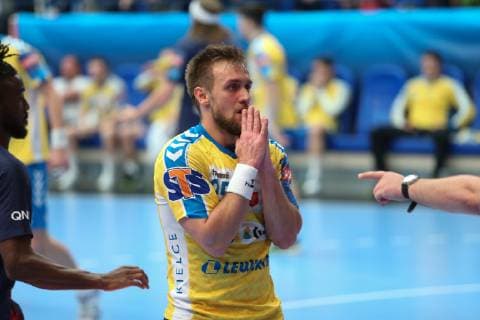 Luka Cindric (Kielce) HANDBALL : VELUX EHF Champions League - Quart de finale retour - Paris Saint-Germain HB vs PGE Vive Kielce - 05 05 2019 KevinDomas Panoramic 