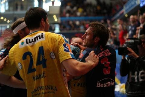 Uwe Gensheimer (Paris) HANDBALL : VELUX EHF Champions League - Quart de finale retour - Paris Saint-Germain HB vs PGE Vive Kielce - 05 05 2019 KevinDomas Panoramic 