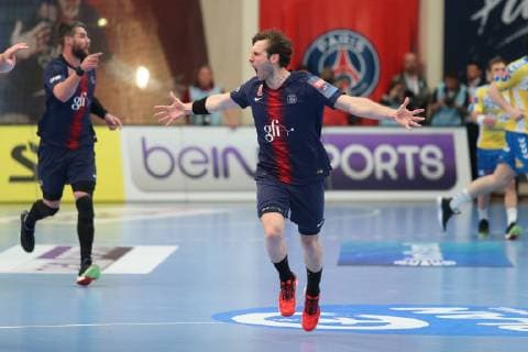 Uwe Gensheimer (Paris) HANDBALL : VELUX EHF Champions League - Quart de finale retour - Paris Saint-Germain HB vs PGE Vive Kielce - 05 05 2019 KevinDomas Panoramic 