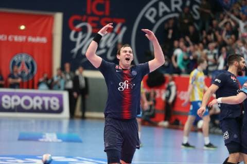 Sander Sagosen (Paris) HANDBALL : VELUX EHF Champions League - Quart de finale retour - Paris Saint-Germain HB vs PGE Vive Kielce - 05 05 2019 KevinDomas Panoramic 