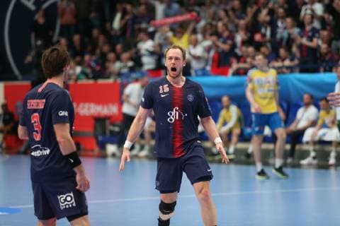 Henrik Toft Hansen (Paris) HANDBALL : VELUX EHF Champions League - Quart de finale retour - Paris Saint-Germain HB vs PGE Vive Kielce - 05 05 2019 KevinDomas Panoramic 