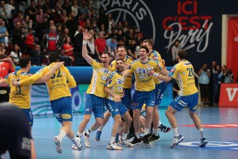Sport Bilder des Tages Kielce HANDBALL : VELUX EHF Champions League - Quart de finale retour - Paris Saint-Germain HB vs PGE Vive Kielce - 05 05 2019 KevinDomas Panoramic 