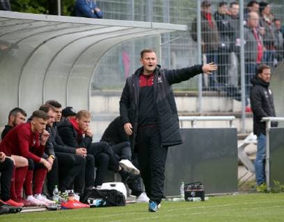 U19 VfB Stuttgart U19 1 FC Nürnberg Germany Stuttgart 05 05 2019 Football A Juniors Juniors DFB Cup Season 2018 2019 U19 VfB Stuttgart U19 1 FC Nürnberg Daniel Wimmer Trainer 1 FC Nürnberg
