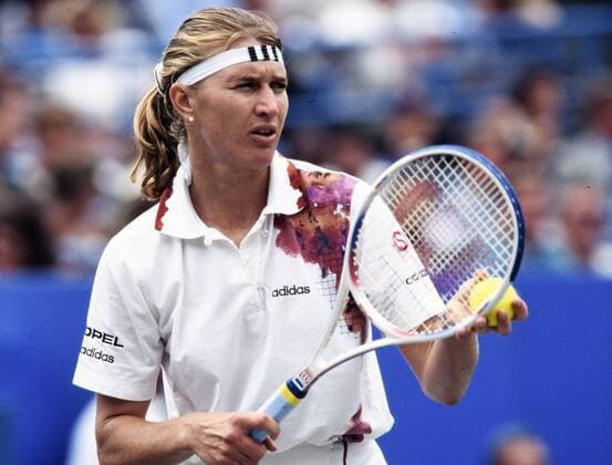 GRAF Stefanie Steffi GER Winner Womens Final against SELES Monika Tennis US Open New York 1995 on 9 September 1995 in New York