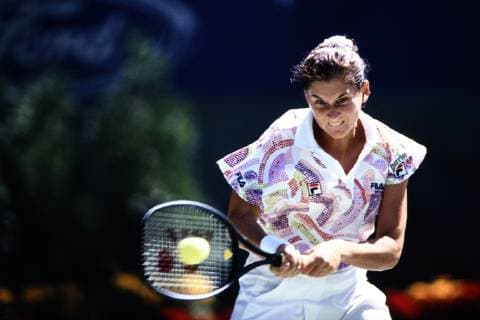 SELES Monica SRB Winner Womens Final against GRAF Stefanie Steffi Tennis Australia Open Grand Slam 1993 on 30 January 1993 in Melbourne