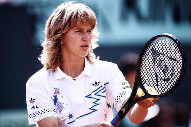 GRAF Steffi Stefanie GER Womens final against ZVEREVA Natalia Tennis Roland Garros Grand Slam 1988 in Paris on 04 June 1988 in Paris