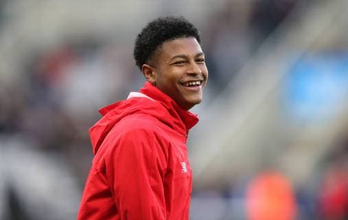 Newcastle United v Liverpool Premier League Rhian Brewster of Liverpool prior to the Premier League match at St. James s Park, Newcastle Content Not Available For UK Newspapers Copyright: xSimonxMoorex FIL-13202-0090