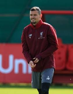 6th May 2019, Anfield, Liverpool, England; UEFA Champions League football, Liverpool versus Barcelona pre match training ahead of the second leg at Melwood; Dejan Lovren of Liverpool warms up at the start of the session  ActionPlus12131940 DavidxBlunsden