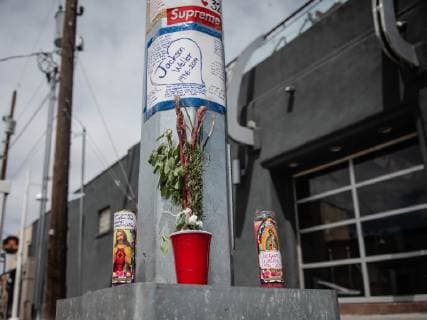 May 6, 2019 - Albuquerque, New Mexico, U.S. - .A memorial has been placed outside of the night club Imbibe in Nobhill for UNM Baseball player Jackson Weller(cq) who was killed early Saturday morning near the intersection of Richmond and Central Avenue. Albuquerque, New Mexico Journal News - May 6, 2019 - ZUMAab1_ 91132156st Copyright: xRobertoxE.xRosalesx