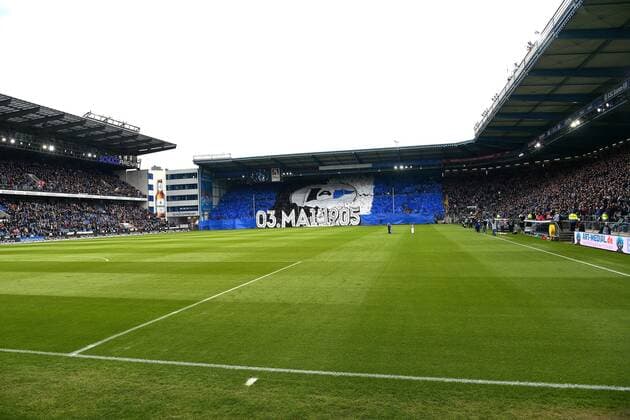 03 05 2019 pmk NB124275 football men 2 Bundesliga season 2018 2019 DSC Arminia Bielefeld SC Paderborn 07 choreography birthday Arminia Bielefeld 114 years 03 05 1905