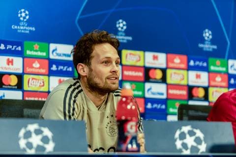 Ajax Amsterdam press conference PK Pressekonferenz Daley Blind during the Ajax Amsterdam Press Conference at Amsterdam Arena, Amsterdam Content Not Available For UK Newspapers Copyright: xSjoerdxTullenaarx FIL-13223-0005
