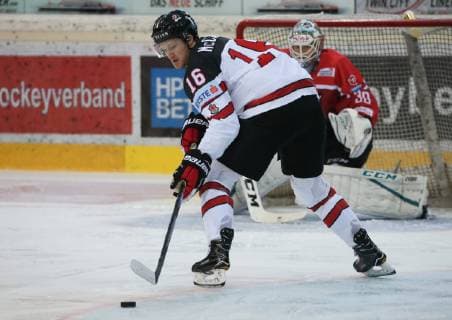Ice hockey Eishockey - Stars in Wien, AUT vs CAN VIENNA,AUSTRIA,07.MAI.19 - ICE HOCKEY - Stars in Wien, Austria vs Canada. Image shows Jared McCann (CAN). GEPAxpictures xMarioxKneisl
