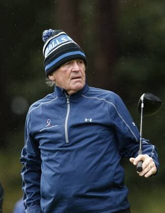 8th May 2019, Hillside Golf Club, Southport, England; Betfred British Masters, hosted by Tommy Fleetwood, Pro Am day; Former Liverpool and Celtic legend Sir Kenny Dalglish playing on his home course  ActionPlus12132266 AlanxMartin