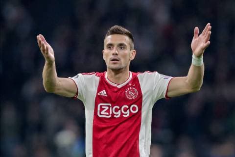 AMSTERDAM, 08-05-2019 Stadium Johan CruyffArena, Season 2018 2019 Champions League semi final second leg. Ajax player Dusan Tadic dejected during the game Ajax - Tottenham Hotspur . Ajax - Tottenham Hotspur  x3350756x Copyright: