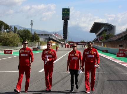 Barcelona Spain 09 05 2019 Formula 1 Formula 1 Spain Grand Prix Sebastian Vettel GER 5 Scuderia Ferrari Mission Winnow DeFodi506