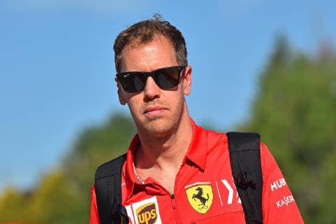 10 05 2019 xekx FIA Formula 1 Grand Prix of Spain 2019 Free Practice Emspor Sebastian Vettel Ferrari DFL DFB REGULATIONS PROHIBIT ANY USE OF PHOTOGRAPHS as IMAGE SEQUENCES and or QUASI VIDEO Barcelona eel-fotografie Eberhard Krieger