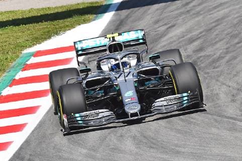 10 05 2019 xekx FIA Formula 1 Grand Prix of Spain 2019 Free Practice emspor Valtteri Bottas Mercedes AMG Petronas DFL DFB REGULATIONS PROHIBIT ANY USE OF PHOTOGRAPHS as IMAGE SEQUENCES and or QUASI VIDEO Barcelona eel-fotografie Eberhard Krieger