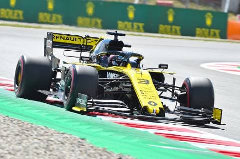 10 05 2019 xekx FIA Formula 1 Grand Prix of Spain 2019 Free Practice emspor Daniel Ricciardo Renault F1 Team DFL DFB REGULATIONS PROHIBIT ANY USE OF PHOTOGRAPHS as IMAGE SEQUENCES and or QUASI VIDEO Barcelona eel-fotografie Eberhard Krieger